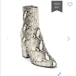 Steve Madden Snake Skin Bootie